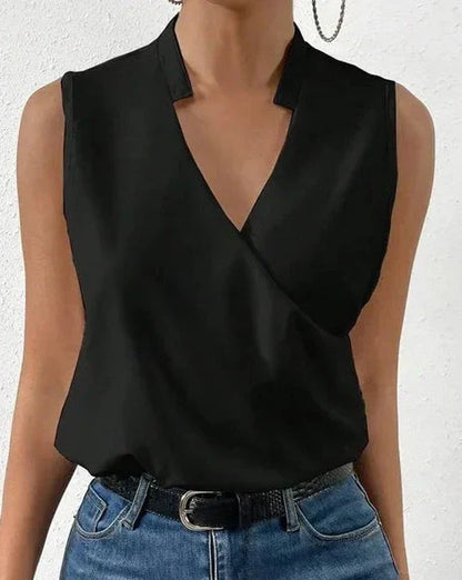Shiela | Blusa Cruzada Suelta Casual