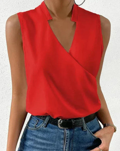 Shiela | Blusa Cruzada Suelta Casual