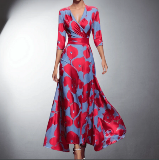 VESTIDO FLORAL CLÁSICO CORDULA I