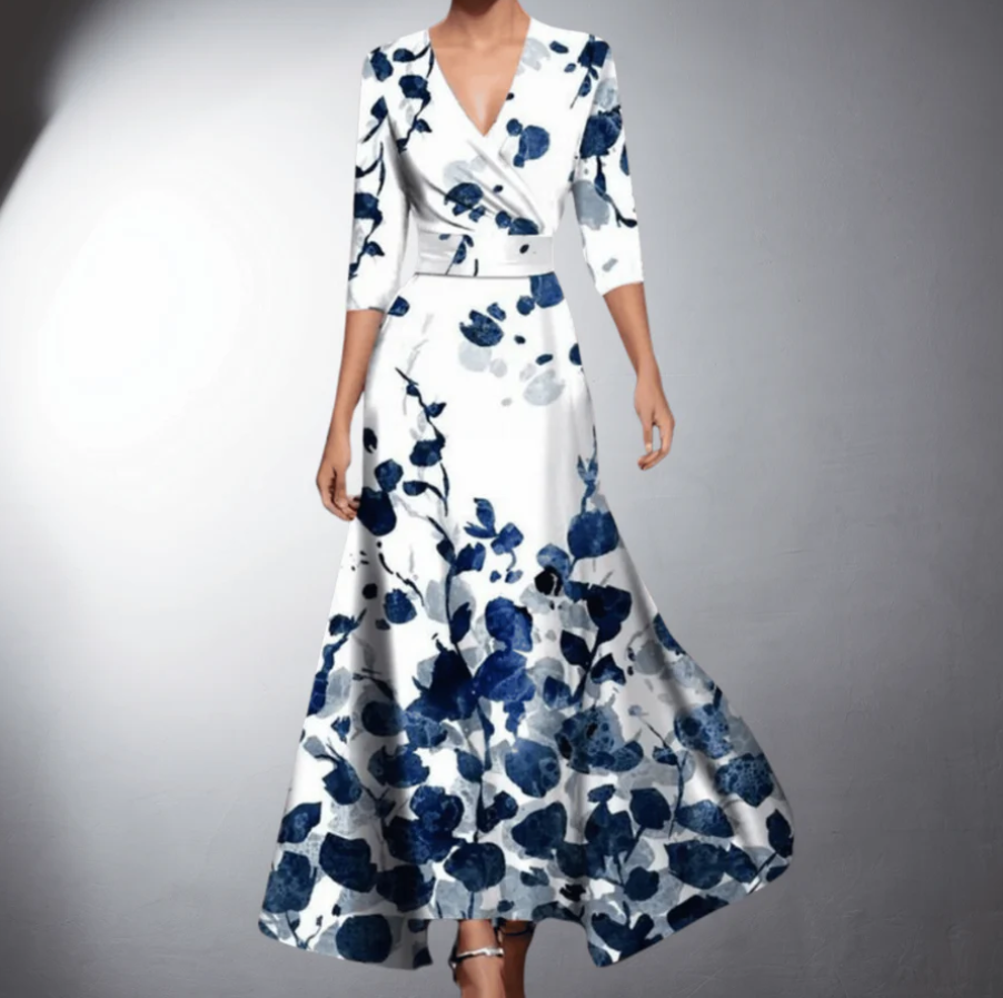 VESTIDO FLORAL CLÁSICO CORDULA I