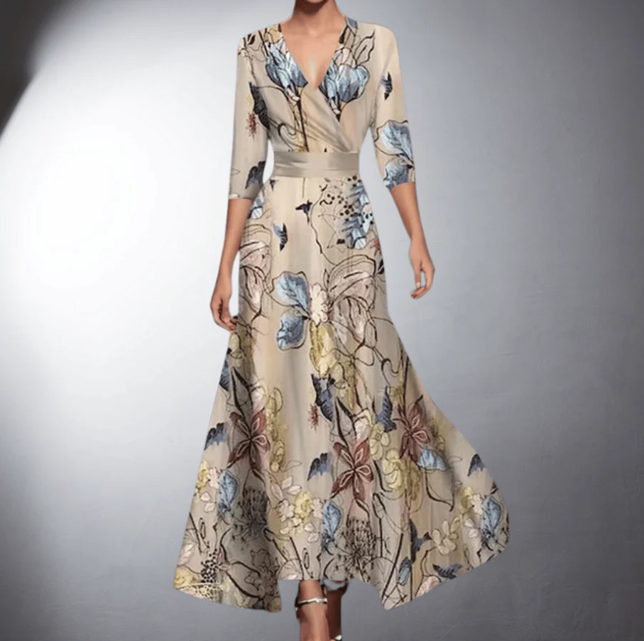 VESTIDO FLORAL CLÁSICO CORDULA I