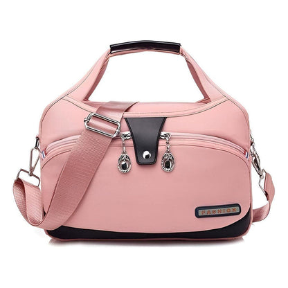 Bolsa cruzada impermeable versátil con características antirrobo