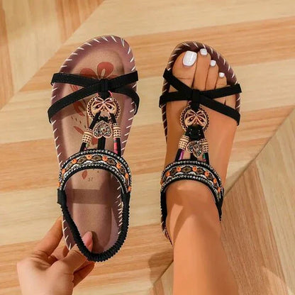 Delphine | Sandalias Planas Boho