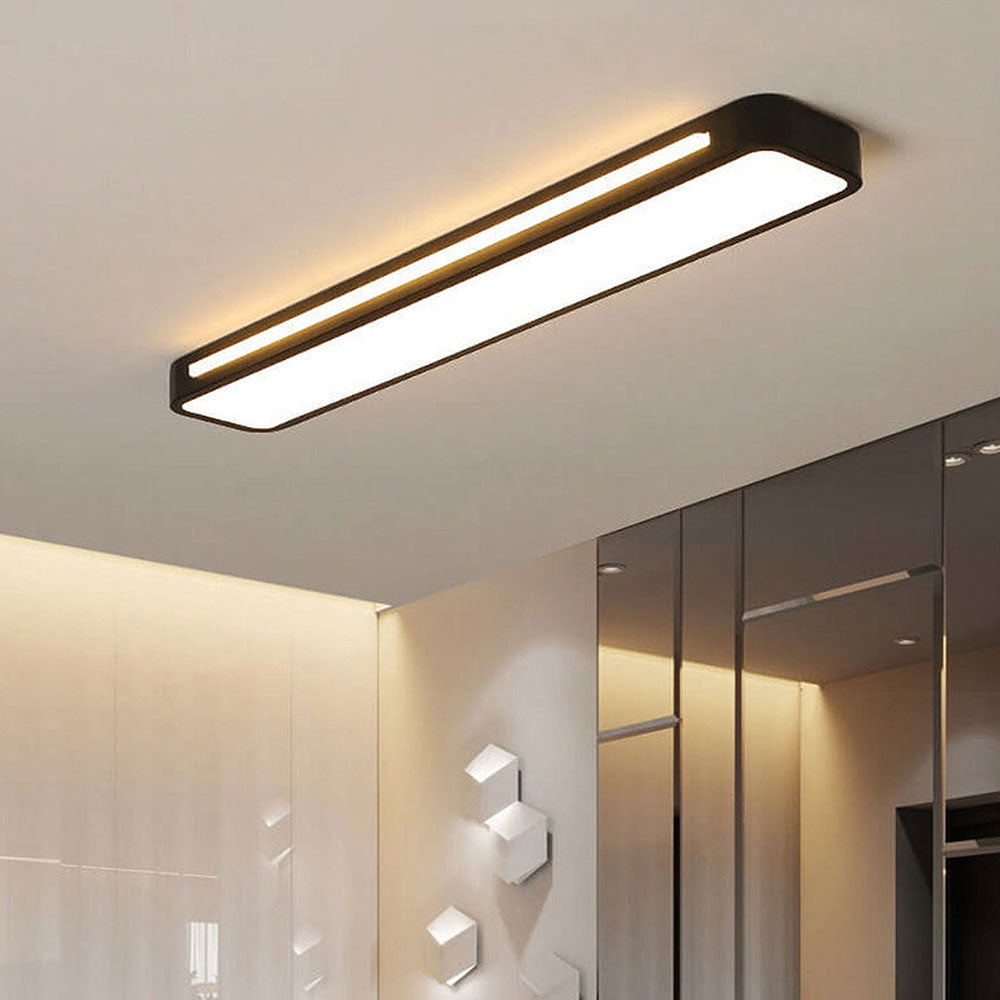 Lámpara de techo LED larga minimalista nórdica