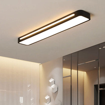 Lámpara de techo LED larga minimalista nórdica