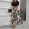Mina | Elegant Floral Short Sleeve Dress