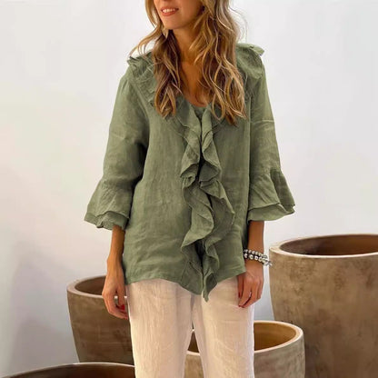 Talia | Casual Ruffle Blouse