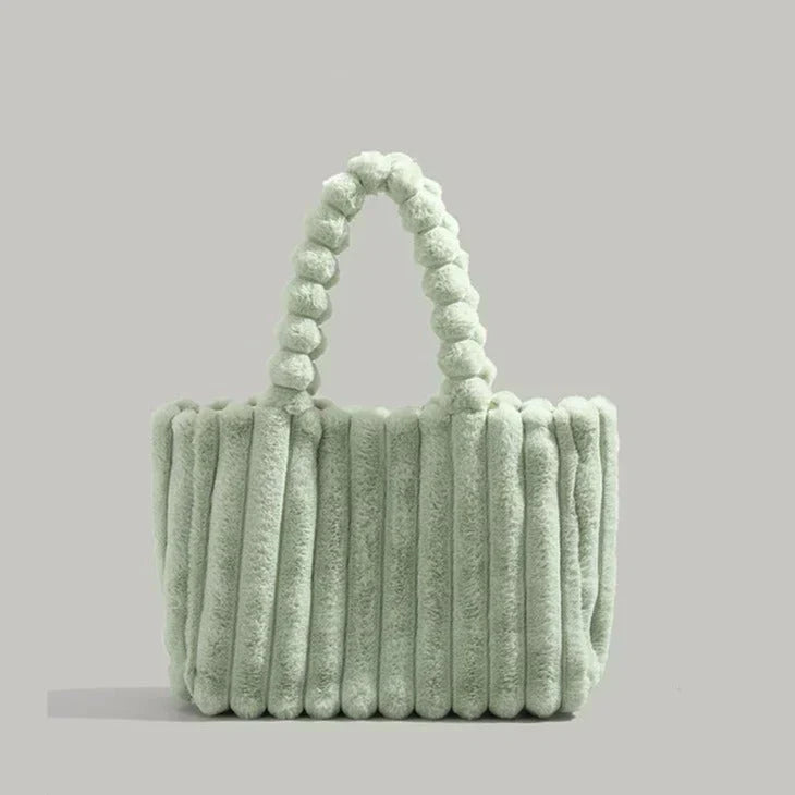 Borsa a mano in peluche Mila