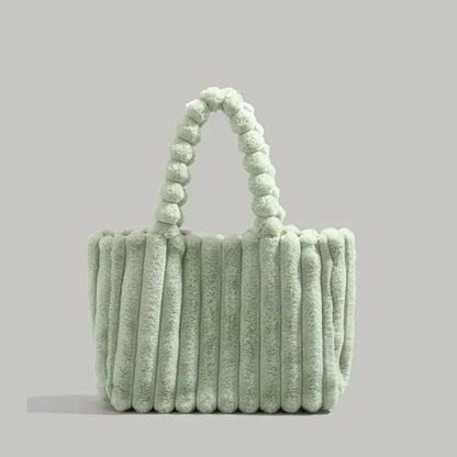 Borsa a mano in peluche Mila