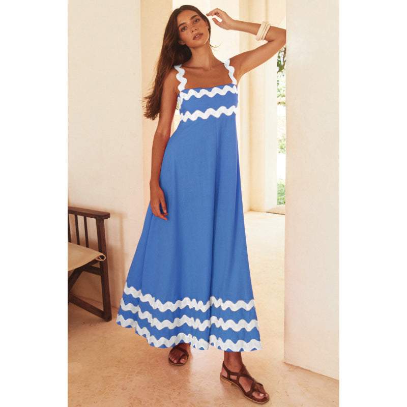 Jovie - Vestido suelto sin mangas con estampado floral