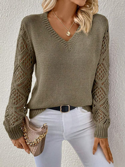 Elizabeth | Suéter suave con cuello en V