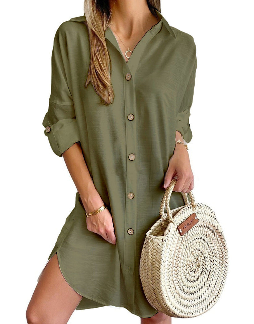 Yancy | Vestido Camisa Abotonado