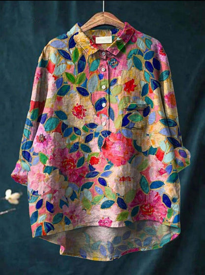 Abby | Blusa Floral Acogedora