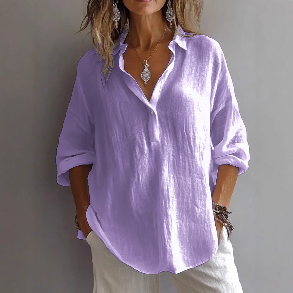 Magda | Blusa sin esfuerzo con escote en V