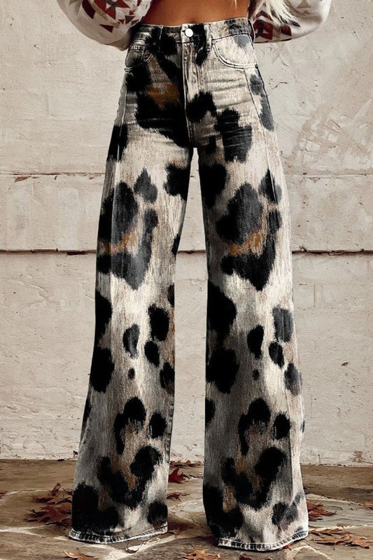 Leana | Pantalones de pierna ancha Boho Muse