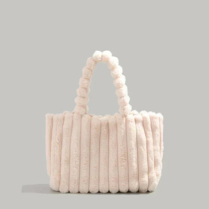 Borsa a mano in peluche Mila