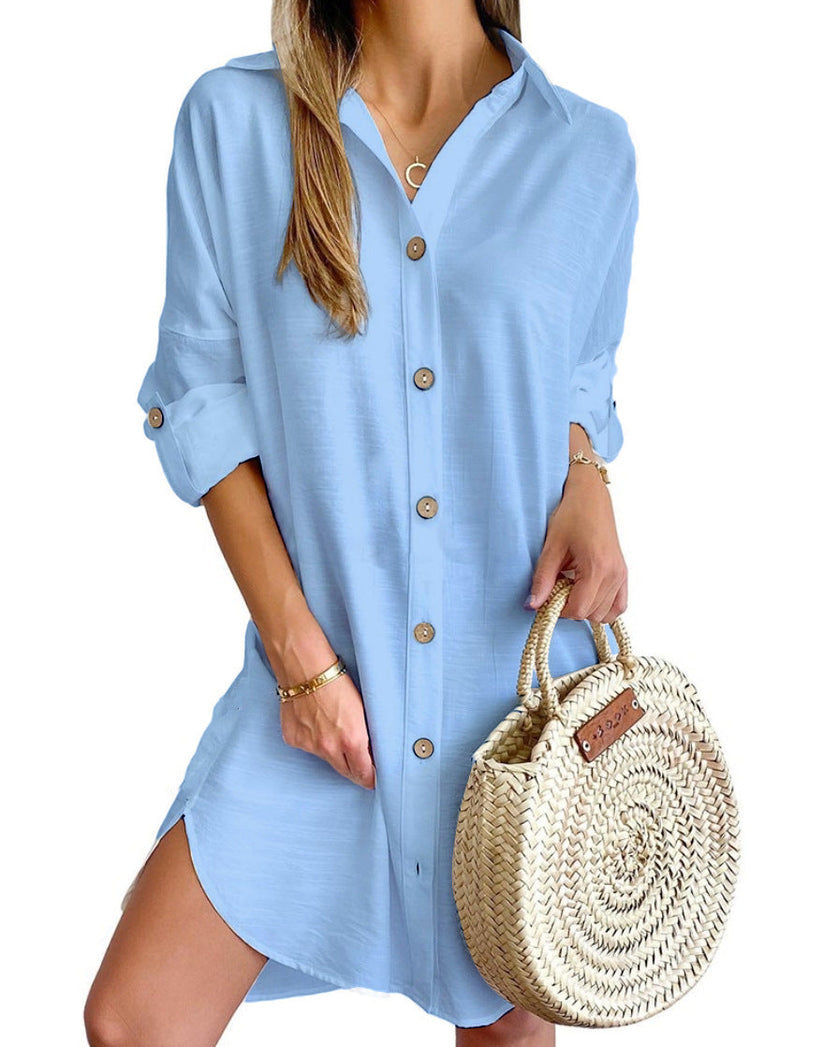 Yancy | Vestido Camisa Abotonado