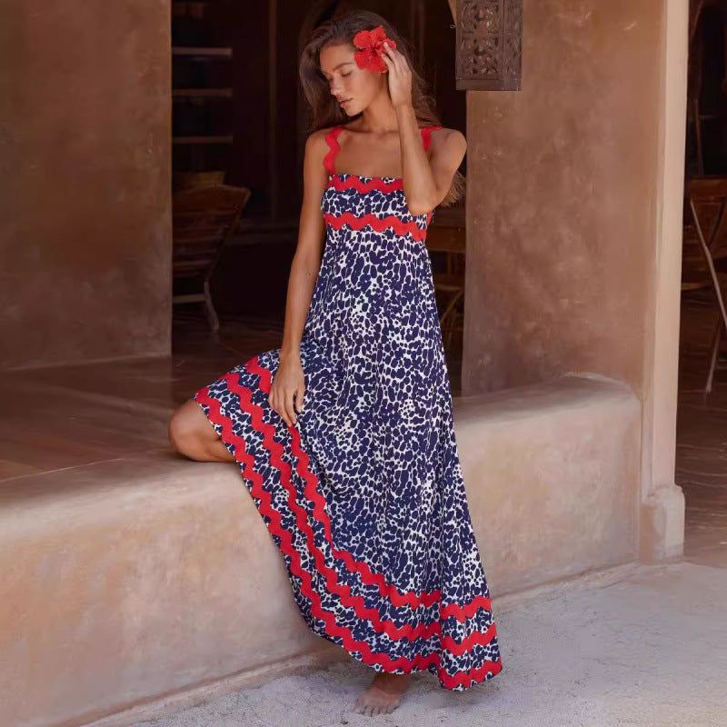 Jovie - Vestido suelto sin mangas con estampado floral