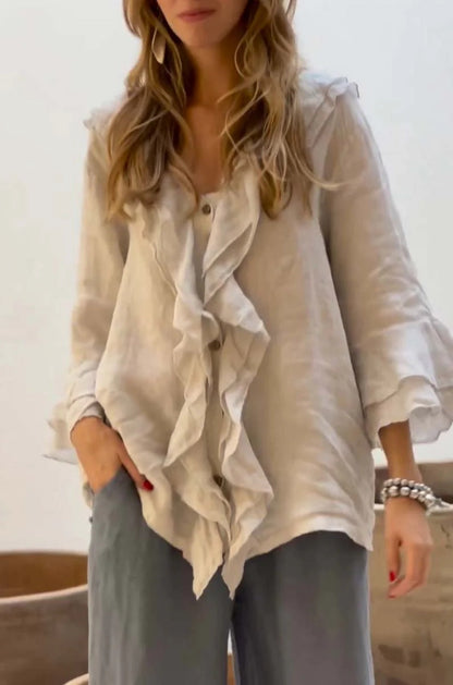 Talia | Casual Ruffle Blouse