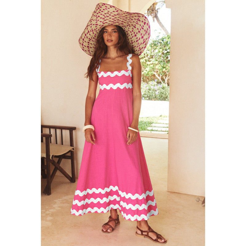 Jovie - Vestido suelto sin mangas con estampado floral