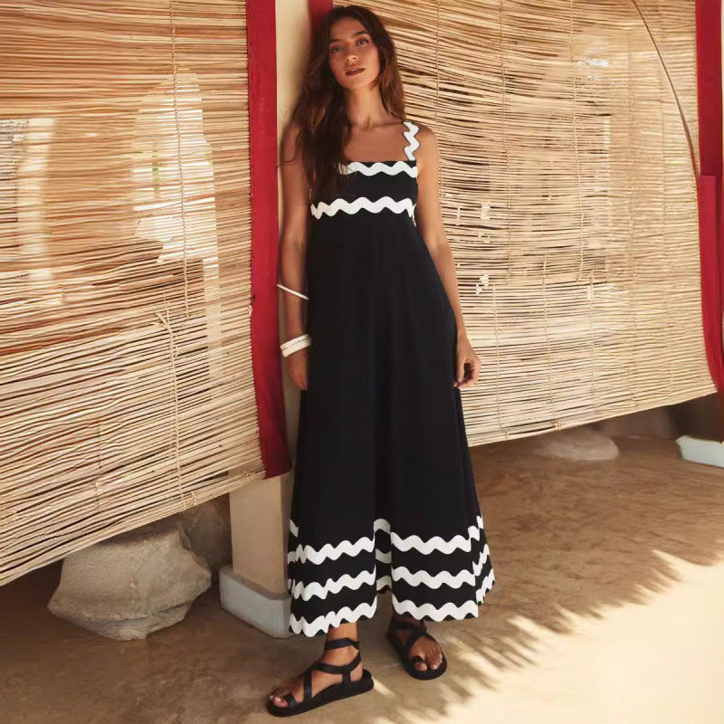 Jovie - Vestido suelto sin mangas con estampado floral