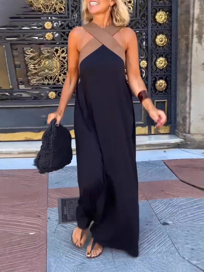 Nicole - Vestido elegante con escote cruzado