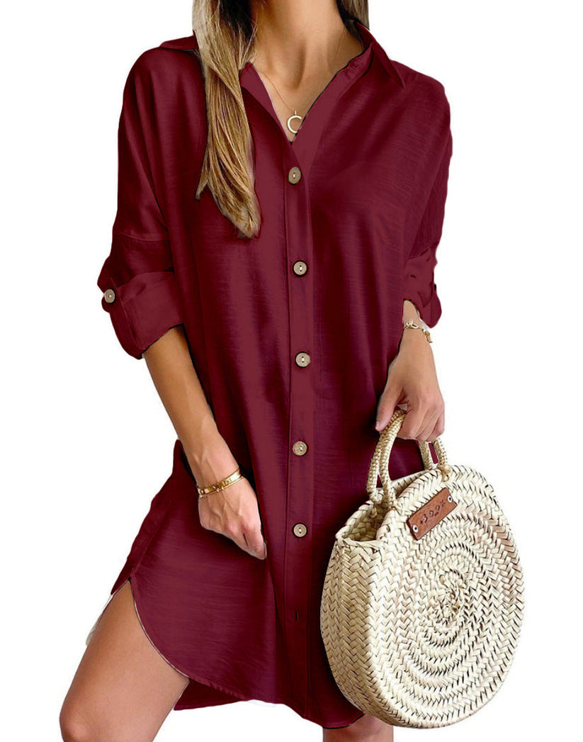 Yancy | Vestido Camisa Abotonado