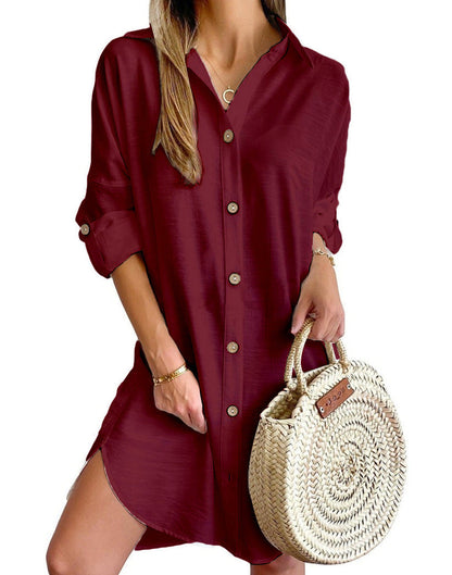 Yancy | Vestido Camisa Abotonado