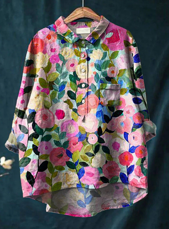 Abby | Blusa Floral Acogedora