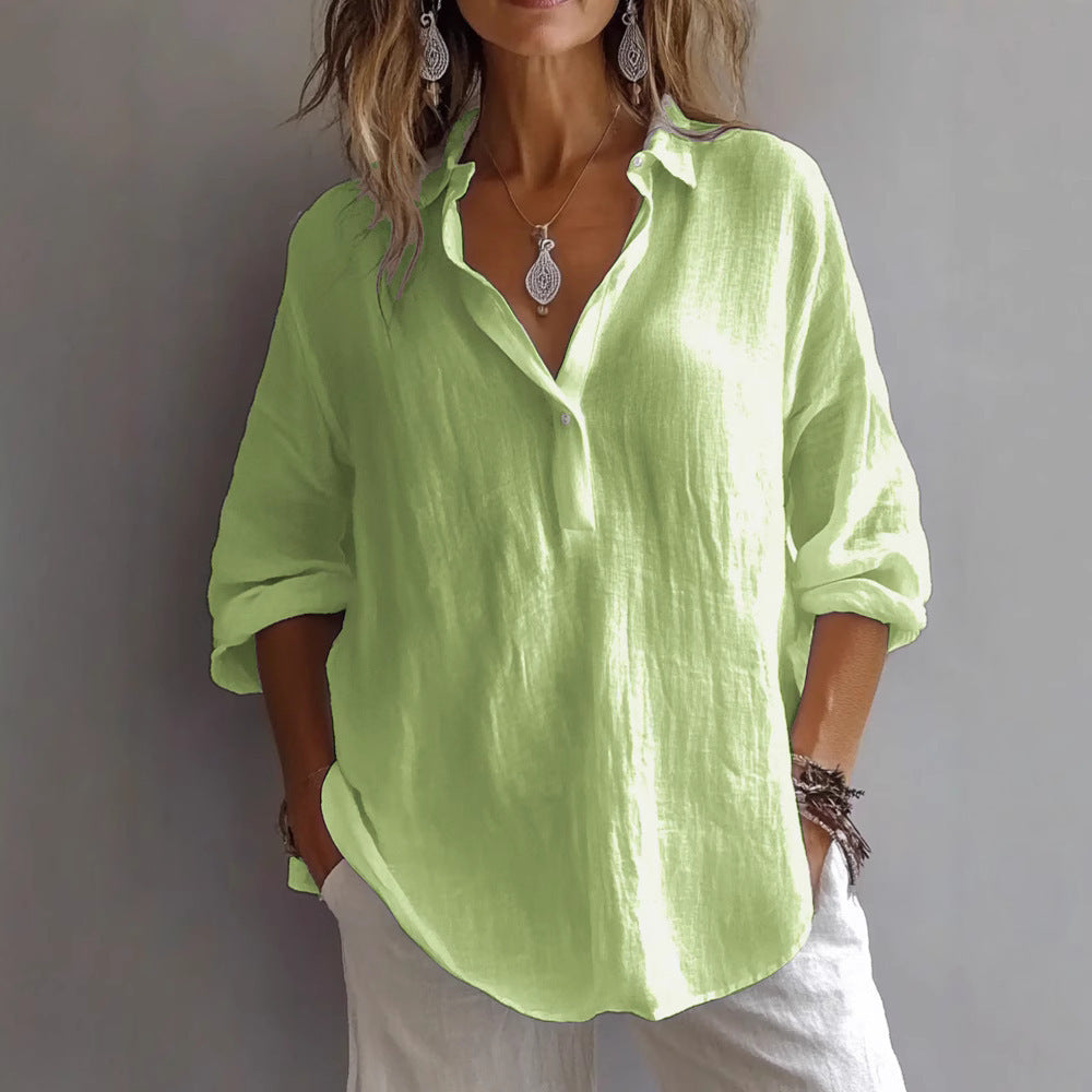 Magda | Blusa sin esfuerzo con escote en V