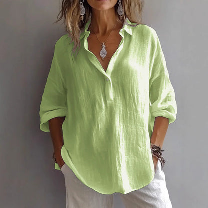 Magda | Blusa sin esfuerzo con escote en V