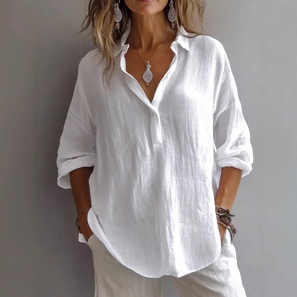 Magda | Blusa sin esfuerzo con escote en V