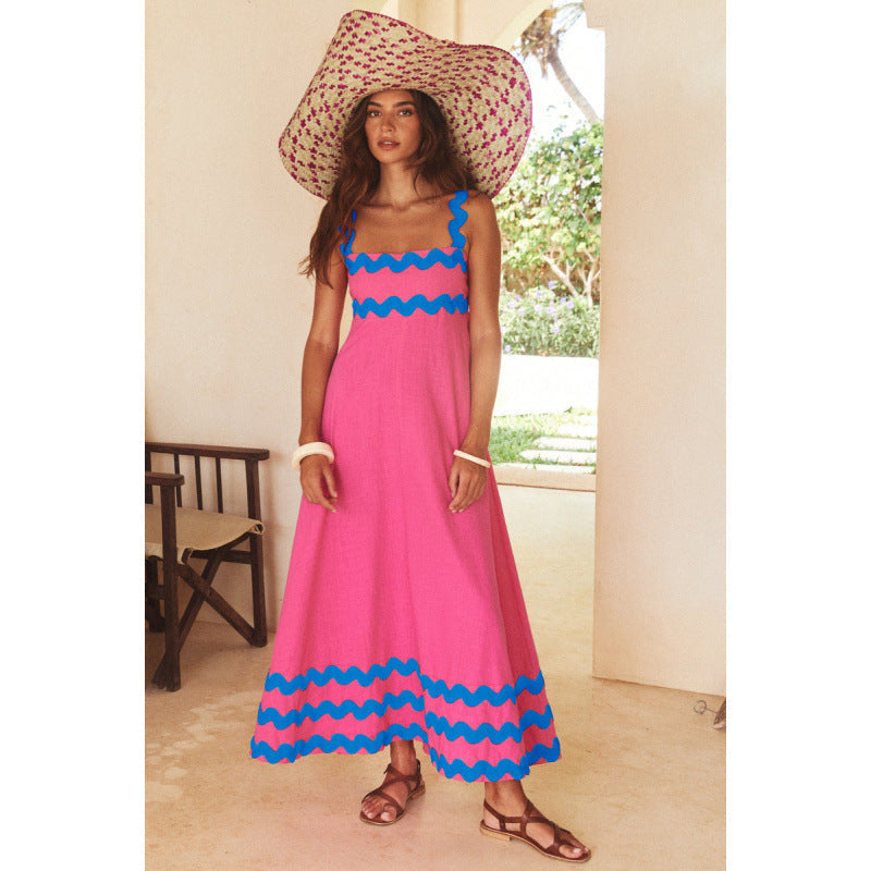 Jovie - Vestido suelto sin mangas con estampado floral