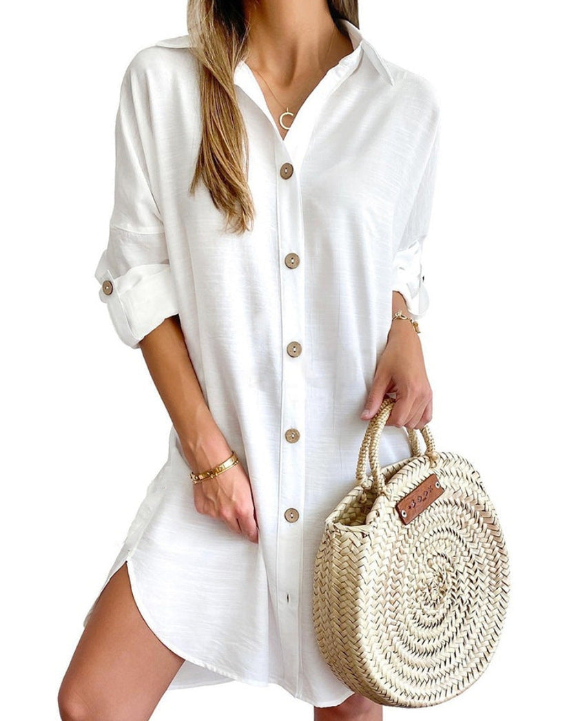 Yancy | Vestido Camisa Abotonado
