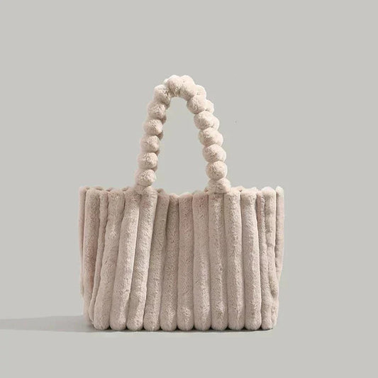 Bolso de mano de peluche Mila