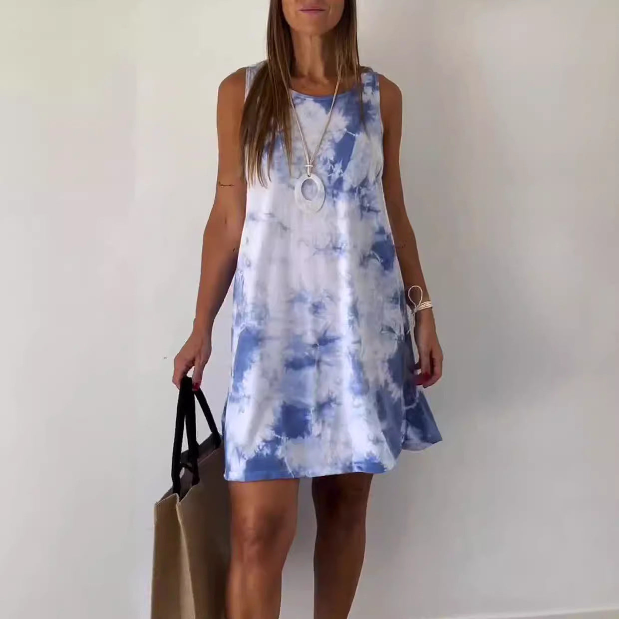 Josie - Vestido Mini con Estampado Degradado Tie Dye