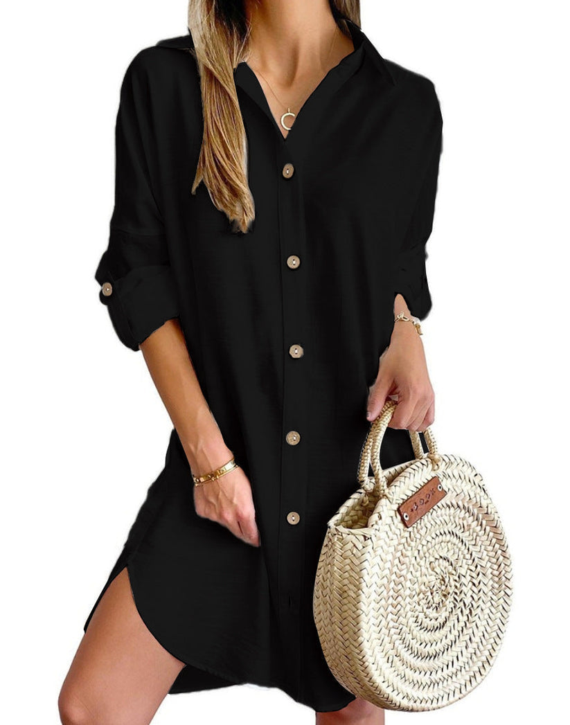 Yancy | Vestido Camisa Abotonado