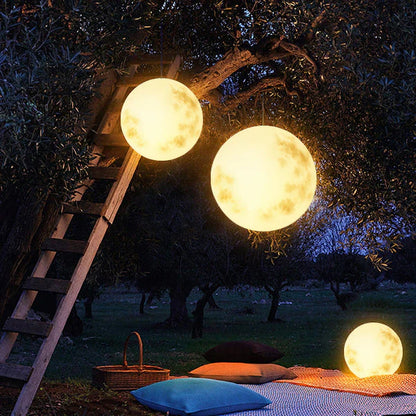 Luz de jardín colgante con globo LED para exteriores