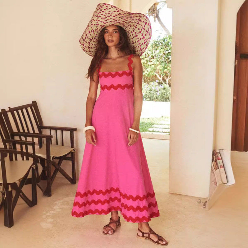 Jovie - Vestido suelto sin mangas con estampado floral