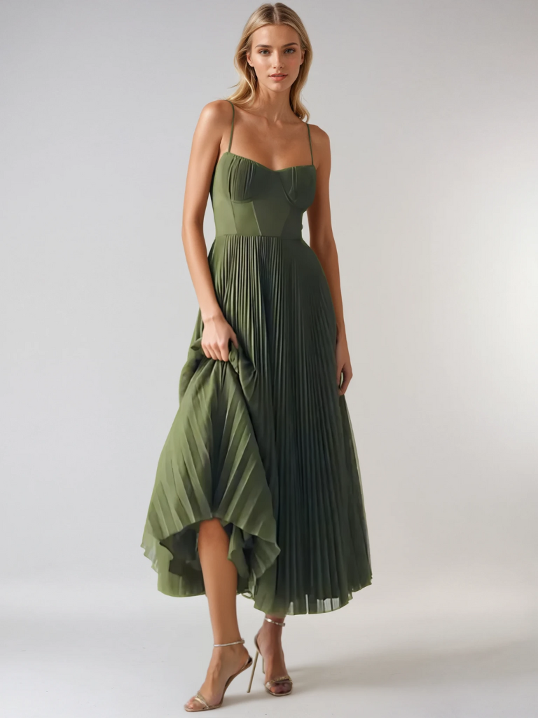 Zoe - Vestido de noche elegante sin mangas con espalda descubierta