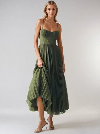 Zoe - Vestido de noche elegante sin mangas con espalda descubierta