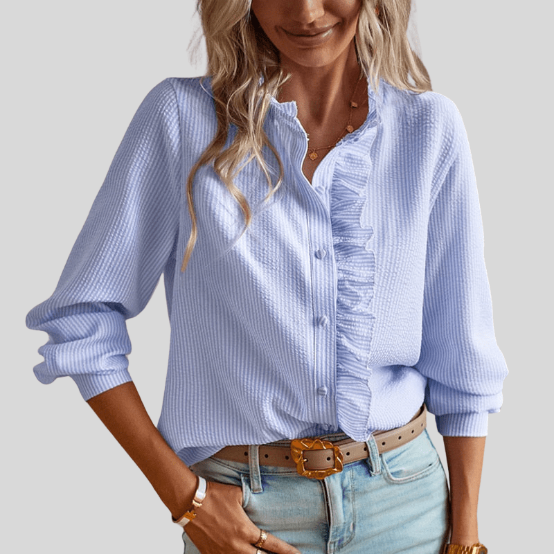 Alina | Blusa elegante con volantes