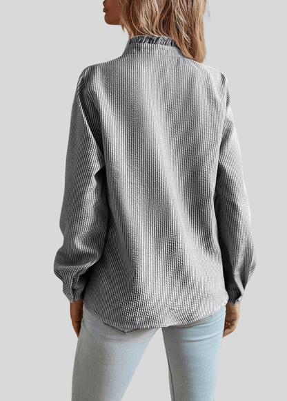Alina | Blusa elegante con volantes