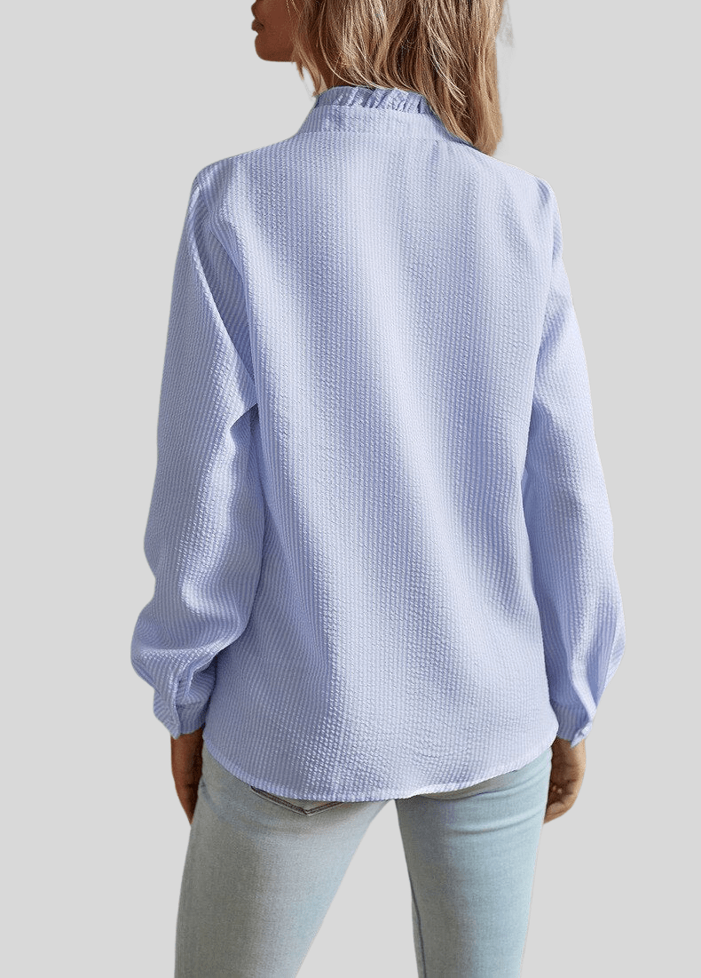 Alina | Blusa elegante con volantes