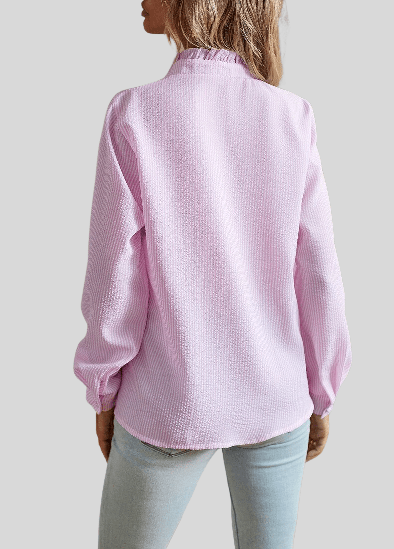 Alina | Blusa elegante con volantes