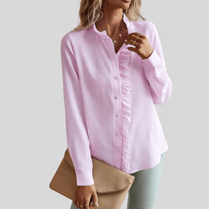 Alina | Blusa elegante con volantes