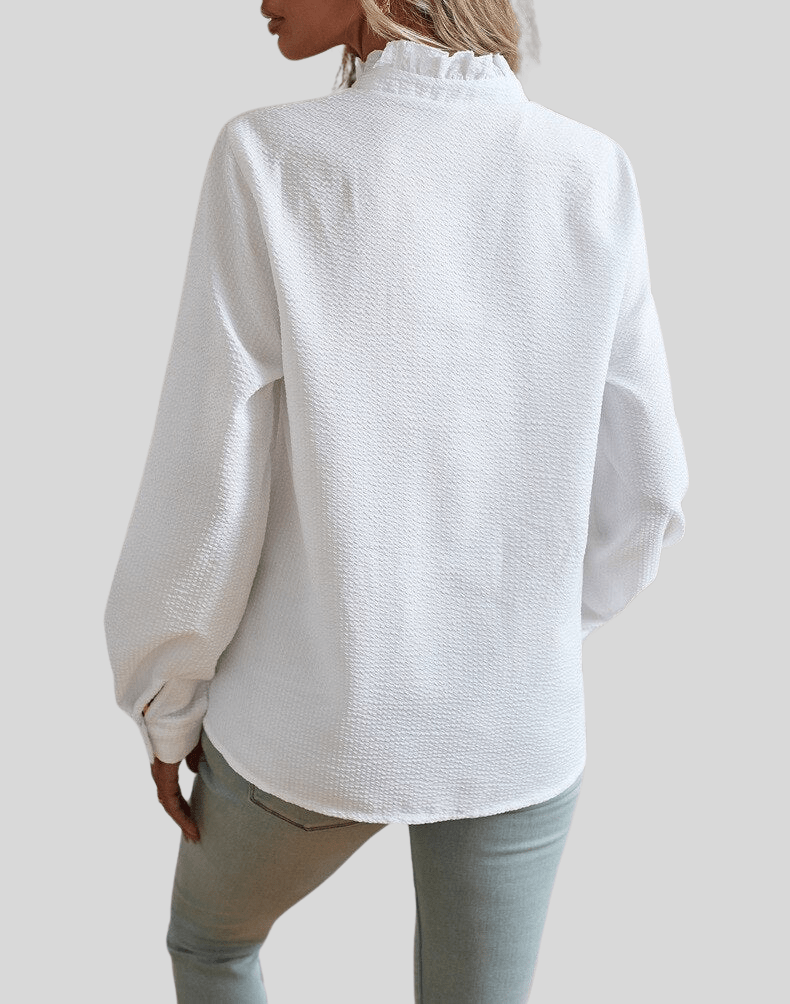 Alina | Blusa elegante con volantes