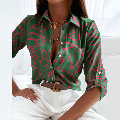 Linda | Blusa con cuello de solapa