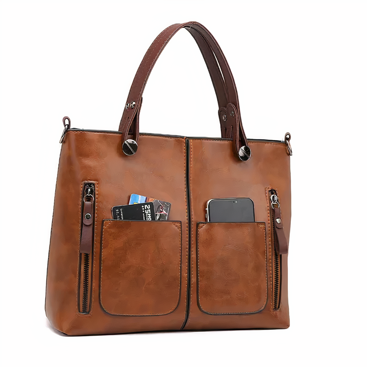 Vintage-Style Shoulder Bag - Rosalie