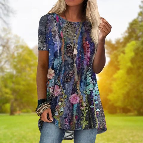 Francine | Blusa Floral de Lujo